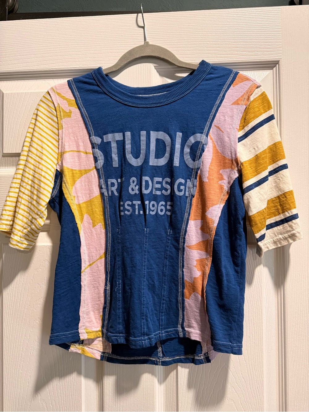 Women’s Pilcro Graphic Patchwork Tee